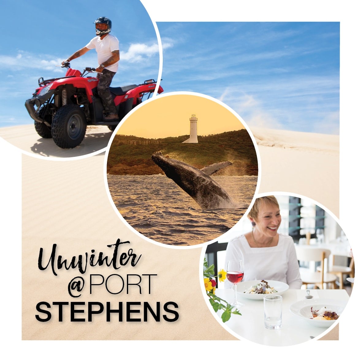 WINTER CONTENT SOCIAL MEDIA UNWINTER - Port Stephens Accommodation - The Retreat Port Stephens